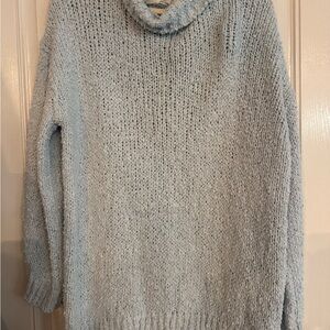 Cozy Blue Women's Anthropologie Sweater